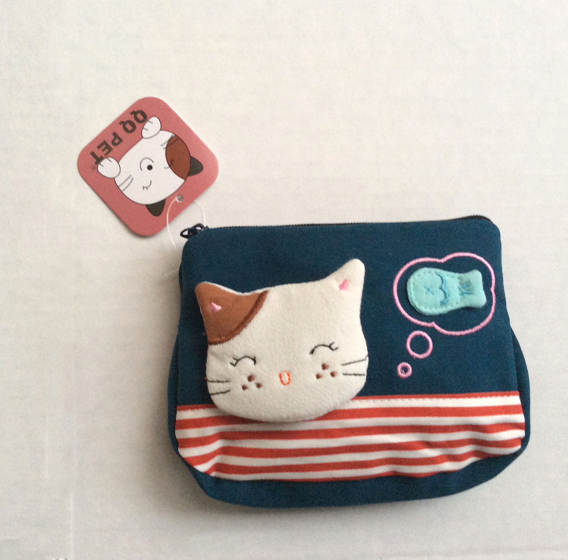 Fabric Cat Zip Pouches – Kitiwiti